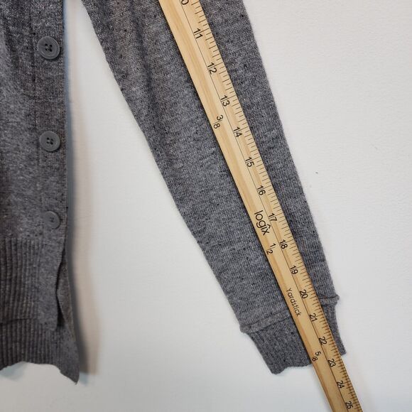 C.C. California Crewneck Sweater Size S Button Side Hem Wool Alpaca Preppy Chic - Picture 11 of 15